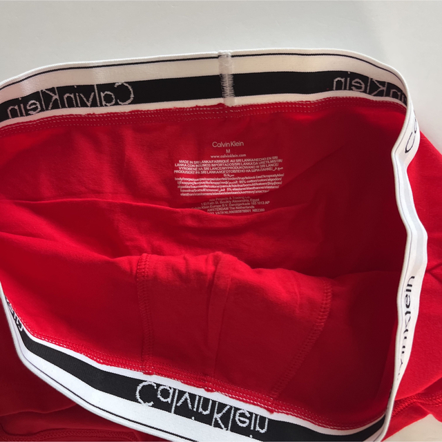 Calvin Klein(カルバンクライン)のカルバンクライン　メンズボクサー　ML-L レッド　赤　ボクサーパンツ   メンズのアンダーウェア(ボクサーパンツ)の商品写真
