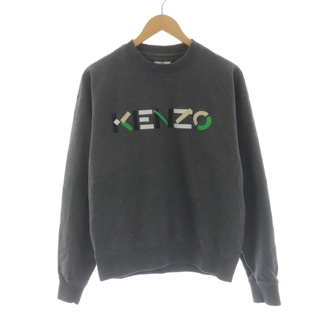 KENZO MULTICOLOURED LOGO CREW SWEAT M