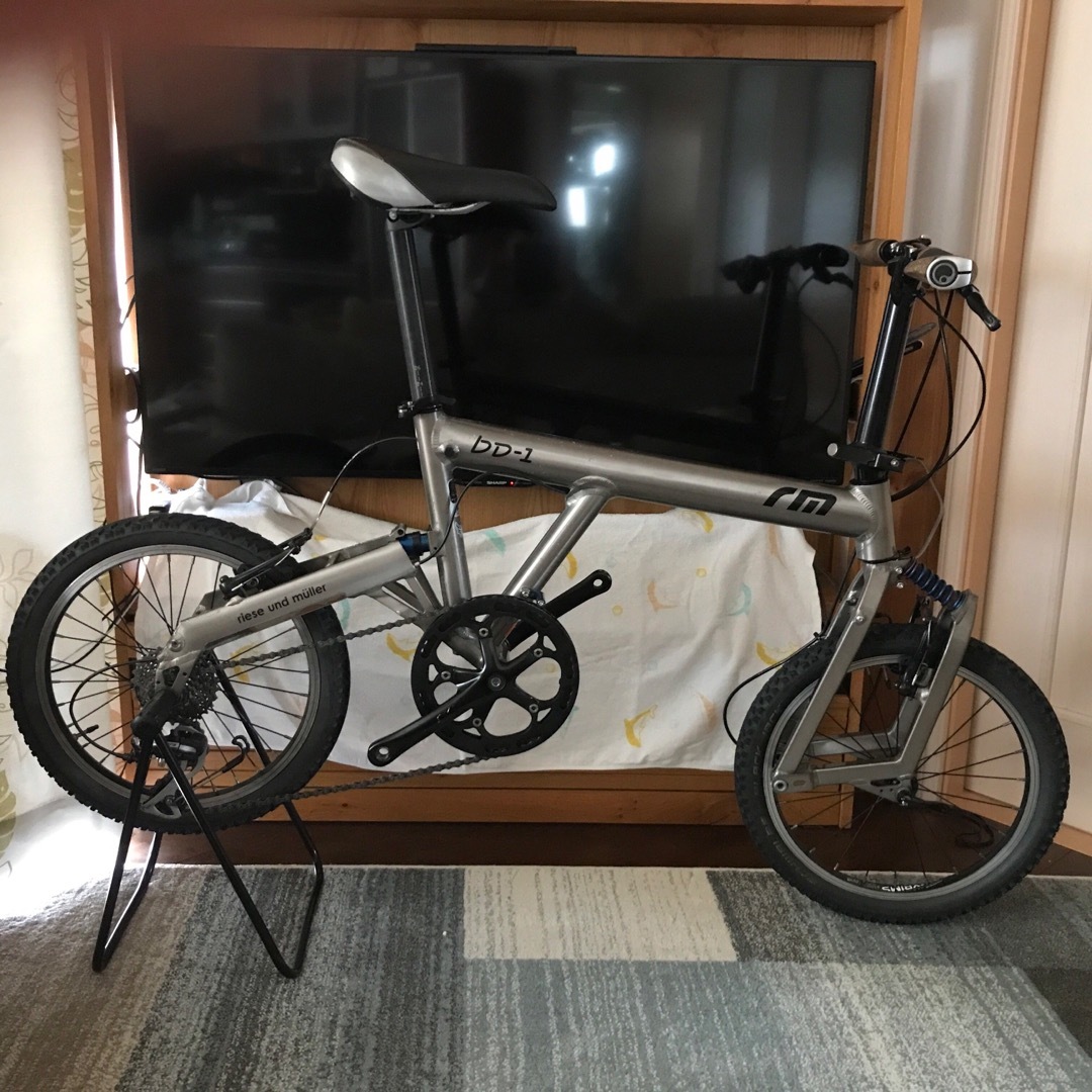 Mizutani(ミズタニ)のbd-1  (birdy) グラファイト　ストレートフレーム スポーツ/アウトドアの自転車(自転車本体)の商品写真