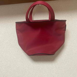 美品 アニエスべー ボヤージュ革製トートバッグ レッド | canoprint.com