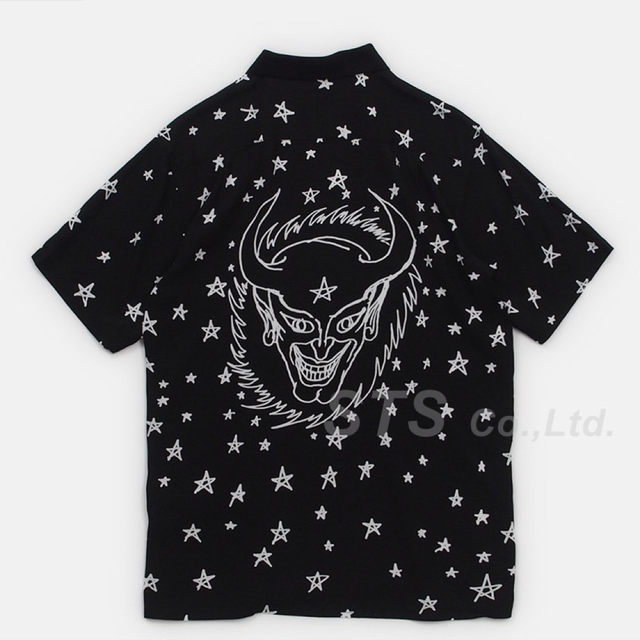 Supreme  Devil Rayon Shirt 18ss black