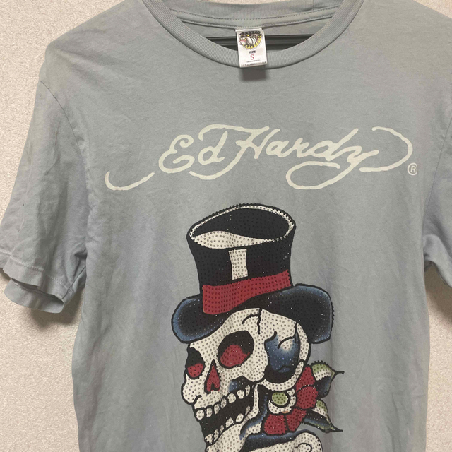 Ed Hardy(エドハーディー)のDON ED HARDY DON ED HARDYラメプリント ポロシャツ メンズのトップス(Tシャツ/カットソー(半袖/袖なし))の商品写真