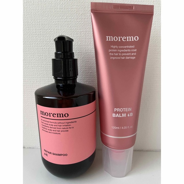 moremo(モレモ)のmoremo  リペアシャンプー＆ プロテインバーム コスメ/美容のヘアケア/スタイリング(シャンプー)の商品写真