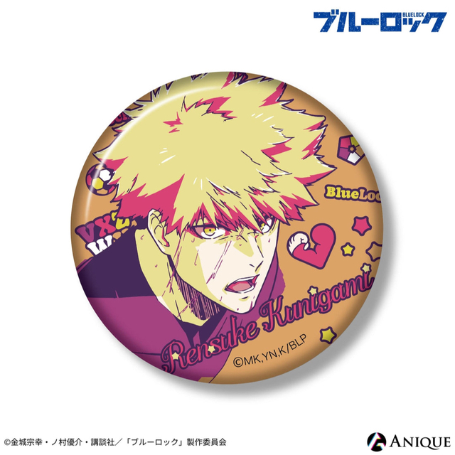 格安人気 ブルーロック AGF アニーク Anique 缶バッジ 國神錬介