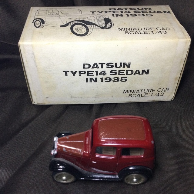 DATSUN TYPE14 SEDAN IN 1935 1/43 金属製ミニカーエンタメ/ホビー