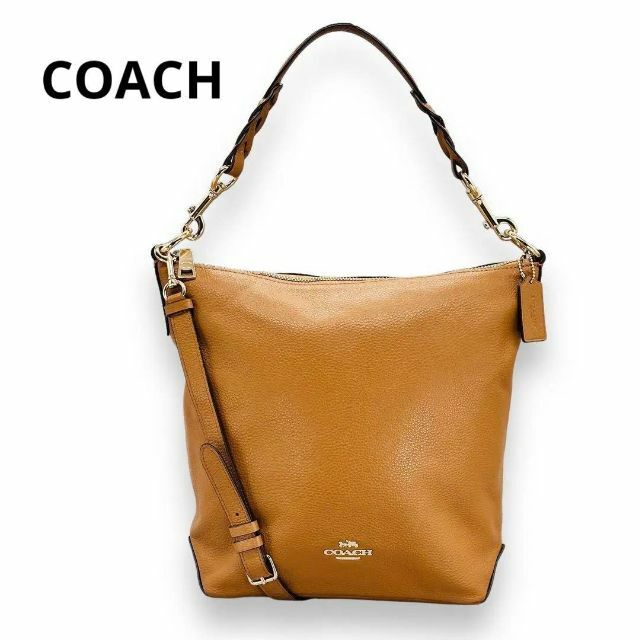 COACH - 一点物 COACH コーチ レザー 2WAY ショルダーバッグ F31507の