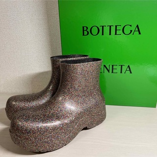 ボッテガヴェネタ(Bottega Veneta)の完売　BOTTEGA VENETA パドルブーツ　マルチカラー　36(ブーツ)