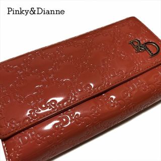 ピンキーアンドダイアン(Pinky&Dianne)のPINKY&DIANNE ピンキー＆ダイアン エナメルエンボス 長財布 (財布)