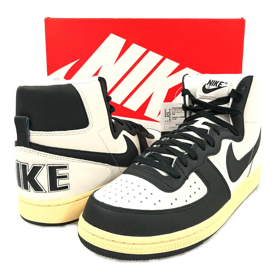 NIKE ナイキ 品番 FD0394-030 NIKE TERMINATOR HIGH PRM ターミネーター シューズ ブラック サイズUS9=27cm 正規品 / 309789JP靴サイズ