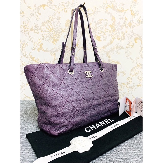 シャネル CHANEL オンザロード ココマーク トートバッグ