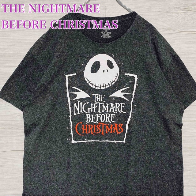 ディズニー  ハロウィン ナイトメア ジャック ビッグ シルエット Tシャツ