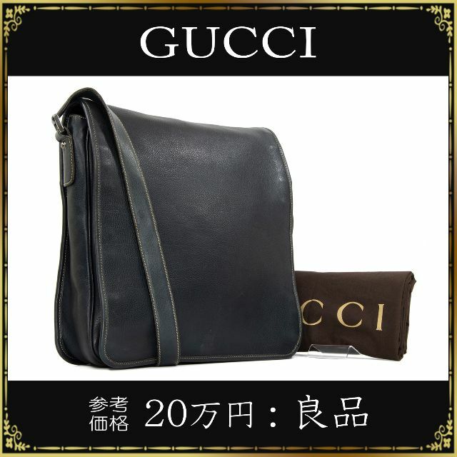 バッグ 【全額返金保証・送料無料】グッチのショルダーバッグ・正規品