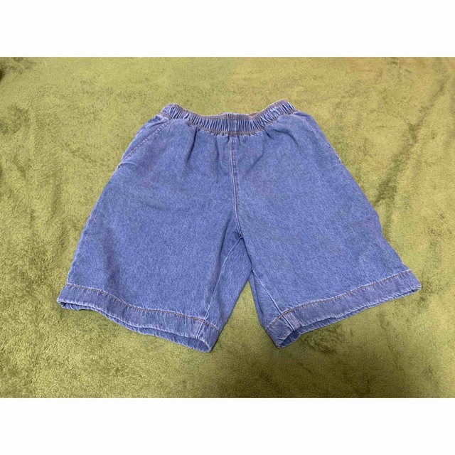 GU(ジーユー)のGU BOYS デニム　シェフ　ショートパンツ　シェフパンツ　150cm キッズ/ベビー/マタニティのキッズ服男の子用(90cm~)(パンツ/スパッツ)の商品写真