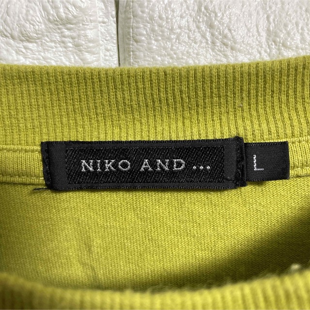 niko and...(ニコアンド)のNIKO AND... ニコアンド　半袖Tシャツ　メンズLサイズ メンズのトップス(Tシャツ/カットソー(半袖/袖なし))の商品写真