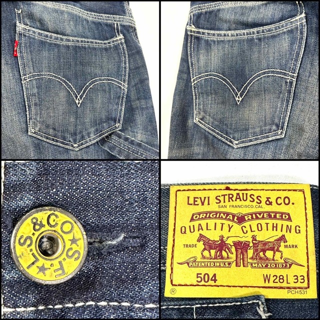 Levi's リーバイス ストレート ハンマーループ W28 Mサイズ 76cm