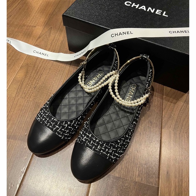 CHANEL  シャネル　バレリーナシューズ　３８