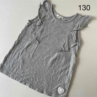 キッズ タンクトップ グレー 130(Tシャツ/カットソー)