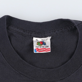 90年代 フルーツオブザルーム FRUIT OF THE LOOM プリントTシャツ USA製 メンズM ヴィンテージ /eaa322320