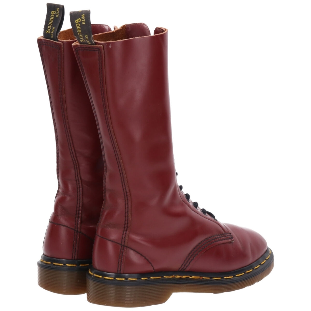 Dr.Martens(ドクターマーチン)の古着 ドクターマーチン Dr.Martens 14ホールブーツ 英国製 UK3 レディース21.5cm /saa008905 レディースの靴/シューズ(ブーツ)の商品写真