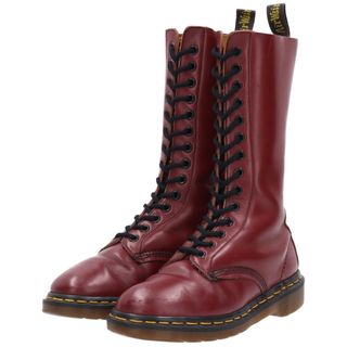 ドクターマーチン(Dr.Martens)の古着 ドクターマーチン Dr.Martens 14ホールブーツ 英国製 UK3 レディース21.5cm /saa008905(ブーツ)