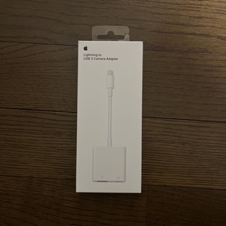 アップル(Apple)のApple  Lightning-USB 3カメラアダプタ　アップル(その他)