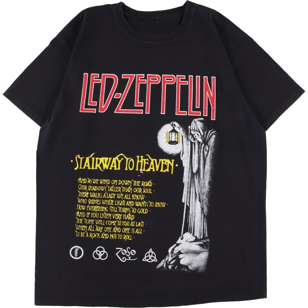 LED ZEPPELIN レッドツェッペリン 両面プリント バンドTシャツ バンT メンズM /eaa341381