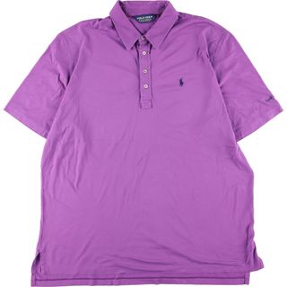 ラルフローレン(Ralph Lauren)の古着 ラルフローレン Ralph Lauren POLO GOLF ポロゴルフ 半袖 ポロシャツ メンズXXL /eaa339018(ポロシャツ)