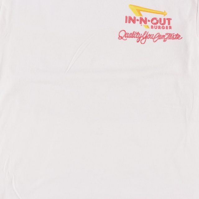 ヘインズ Hanes IN-N-OUT BURGER 両面プリント アドバタイジングTシャツ メンズS /eaa339751