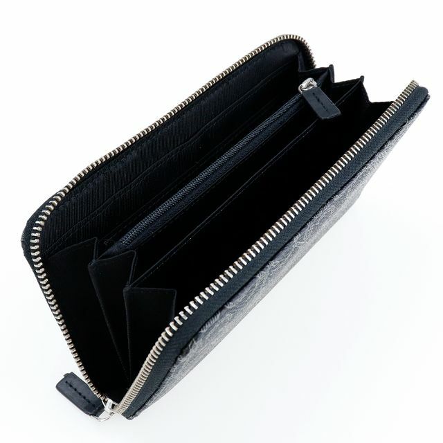 Calvin Klein(カルバンクライン)のカルバンクライン 長財布 ラウンドファスナー CK ロゴ 79468 モノグラム メンズのファッション小物(長財布)の商品写真