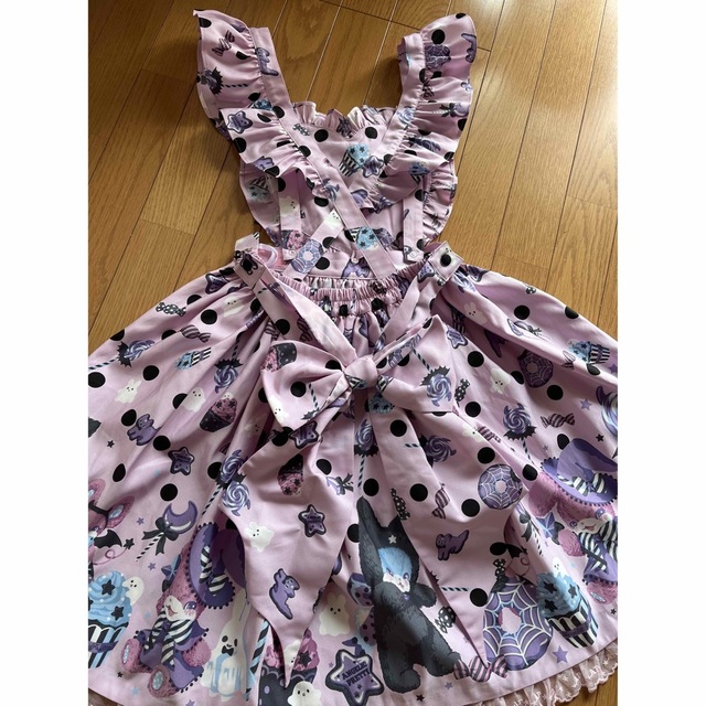 Angelic Pretty - Happy Treat Party Cafe skirt ピンク SALEの通販 by