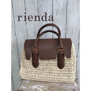 リエンダ(rienda)のrienda 2wayフェイクレザードッキングバッグ(ハンドバッグ)