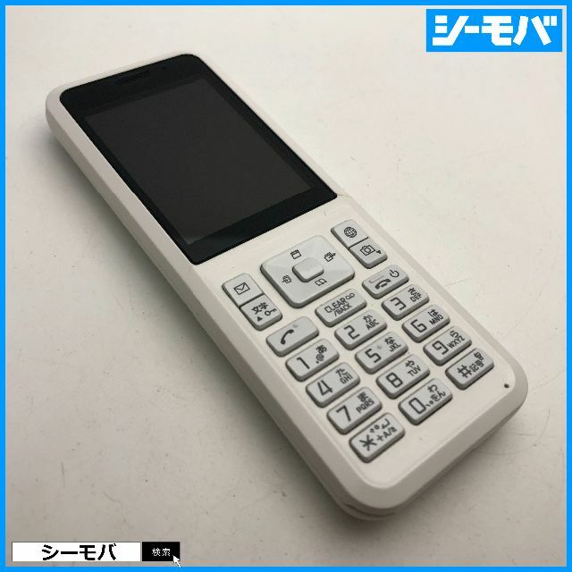 925 SIMフリー softbank Simply B 701SI 中古 白 スマホ/家電/カメラのスマートフォン/携帯電話(携帯電話本体)の商品写真