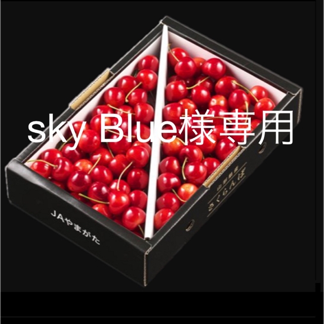 ★【予約】sky blue様専用山形県産露地物紅秀峰さくらんぼ 食品/飲料/酒の食品(フルーツ)の商品写真