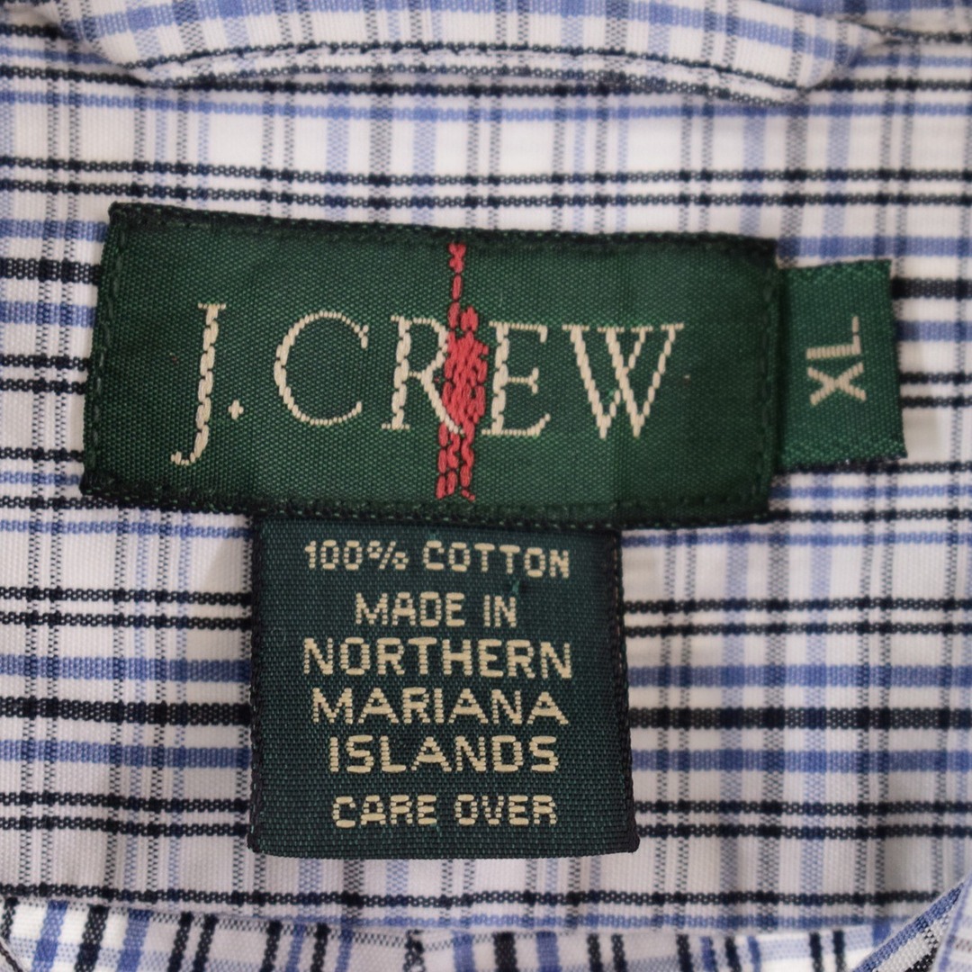 ジェイクルー J.Crew 半袖 チェックシャツ メンズXXL /eaa339889