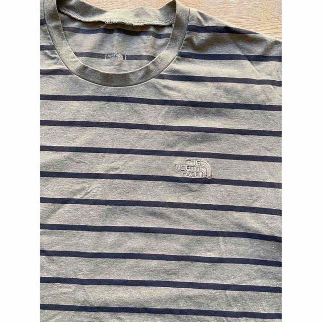 ノースフェイス　Tシャツ　ボーダー メンズのトップス(Tシャツ/カットソー(半袖/袖なし))の商品写真