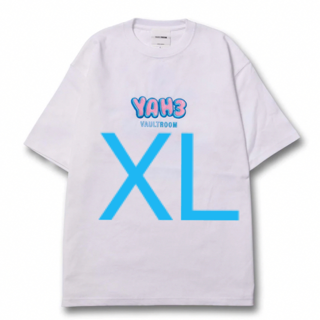 vaultroom YAH3 TEE / WHT XL ボルトルーム Tシャツ-