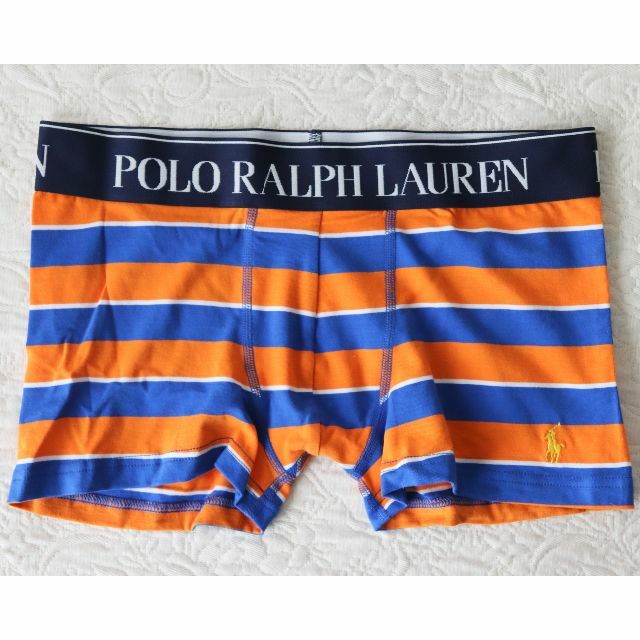 POLO RALPH LAUREN(ポロラルフローレン)の新品【ポロラルフローレン】LOW-RISEストライプ ボクサーパンツ 前閉じ L メンズのアンダーウェア(ボクサーパンツ)の商品写真