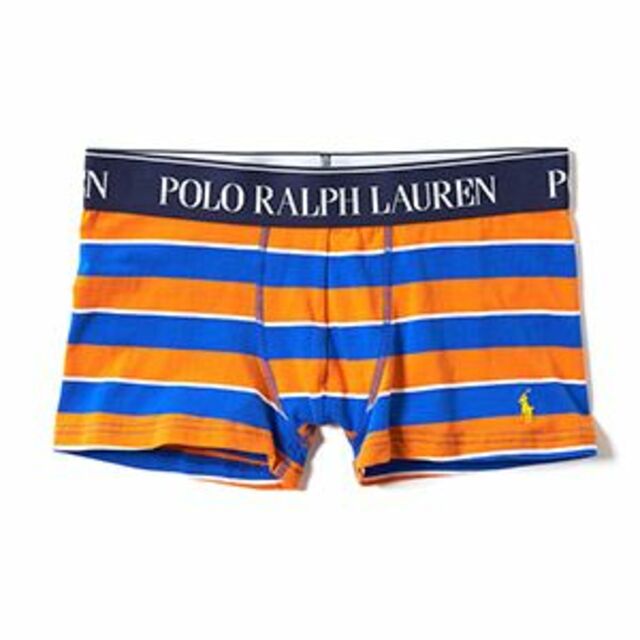 POLO RALPH LAUREN(ポロラルフローレン)の新品【ポロラルフローレン】LOW-RISEストライプ ボクサーパンツ 前閉じ L メンズのアンダーウェア(ボクサーパンツ)の商品写真