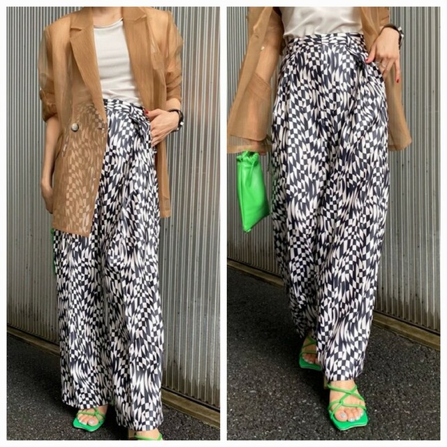 AmeriVINTAGE GEOMETRIC PATTERN LOOSEパンツ baxvel.com