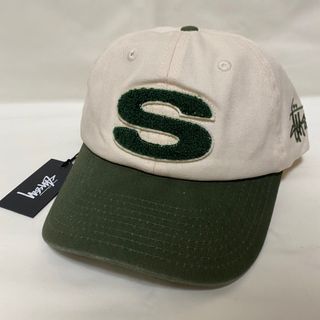 ステューシー(STUSSY)の海外限定 STUSSY ステューシー　S　ロゴ　ロー　2トーン　キャップ　(キャップ)