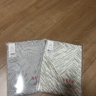 グンゼ(GUNZE)の新品日本製Seek 高級vネックシャツカットオフ　格安出品サイズL 2個セット(Tシャツ/カットソー(半袖/袖なし))