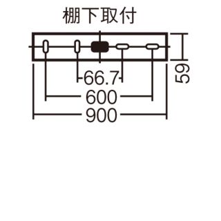 Panasonic - 【LEDキッチンライト】 昼白色 on-offタイプ LGB52203KLE1