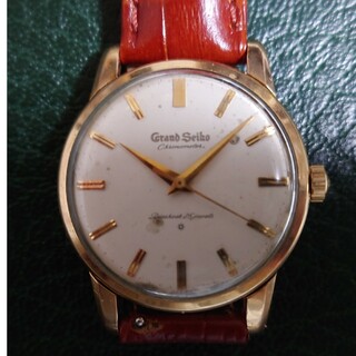 グランドセイコー(Grand Seiko)のグランドセイコー　ファーストモデル　貴重・彫り文字盤(腕時計(アナログ))