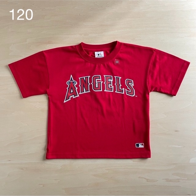 MLB(メジャーリーグベースボール)の120 新品 MLB メジャーリーグ 野球 大谷翔平 エンゼルス 半袖 Tシャツ キッズ/ベビー/マタニティのキッズ服男の子用(90cm~)(Tシャツ/カットソー)の商品写真