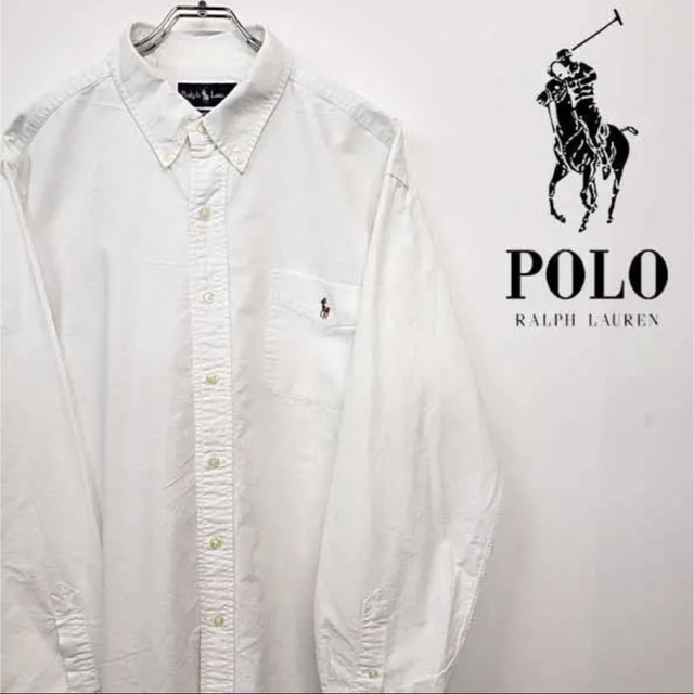 POLO RALPH LAUREN(ポロラルフローレン)のポロラルフローレン ビックサイズ長袖シャツ レディースのトップス(シャツ/ブラウス(長袖/七分))の商品写真