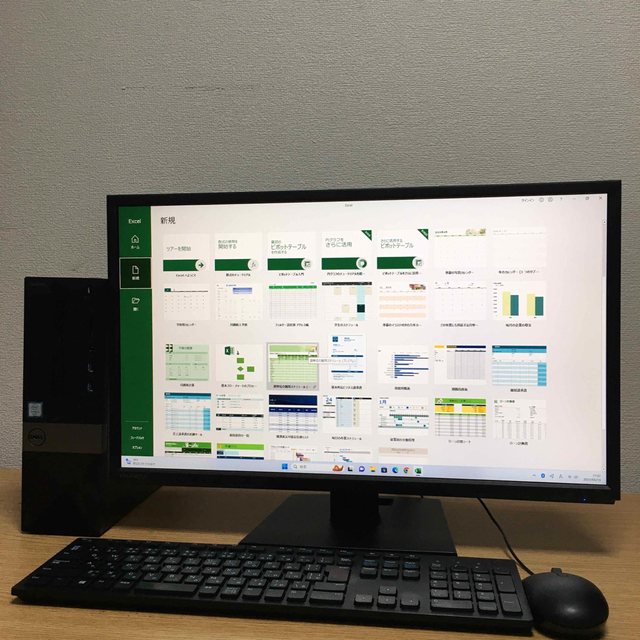 DELL(デル)の快適 フルセット Win11 Office2019 8G 新品SSD 23.8' スマホ/家電/カメラのPC/タブレット(デスクトップ型PC)の商品写真