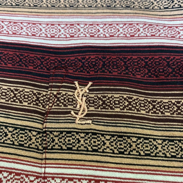 Yves Saint Laurent - ポロシャツ 刺繍 サンローラン vintage 奇抜