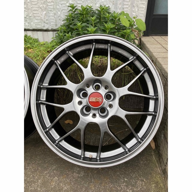 BBS  RG-R dbk   18インチ　86 BRZ プリウス　カローラ 自動車/バイクの自動車(タイヤ・ホイールセット)の商品写真