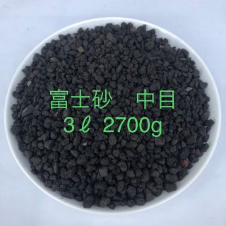 富士砂　中目　3L　2700g【アガベ、化粧石、化粧砂】(その他)