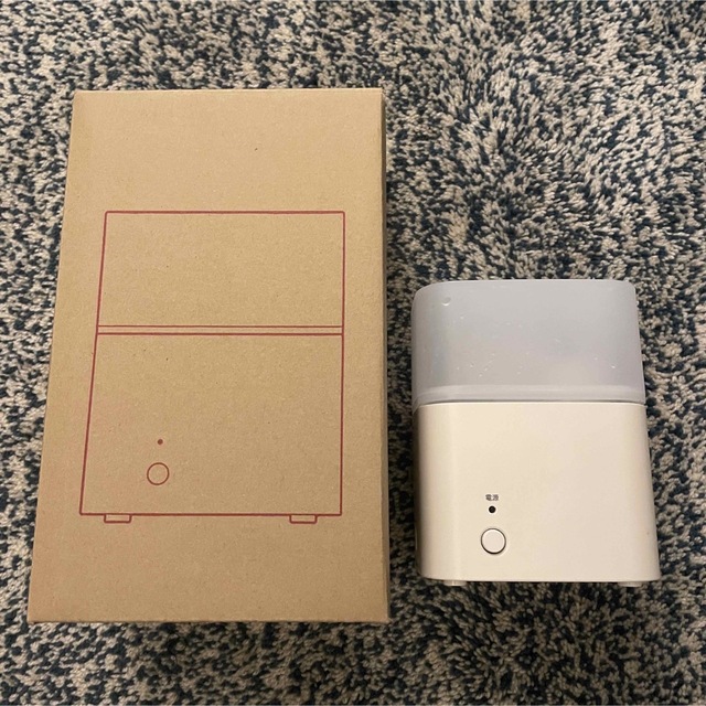 MUJI (無印良品)(ムジルシリョウヒン)の【無印良品】コンパクト超音波加湿器 スマホ/家電/カメラの生活家電(加湿器/除湿機)の商品写真